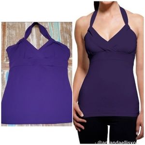 Zobha Ruby Halter Neck Support Athletic Tank